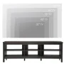 Farmhouse TV Stand for 75 inch TV Wood Television Stand for 65 70 inch TV,Entertainment Center with 6 Storage Cabinets for Living Room, Black - Image 4