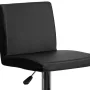 Adjustable Height Black Cushioned Bar Stool - Image 6