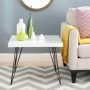 Wolcott White/Black End Table - Image 5