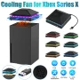 Celectigo Cooling Fan for Xbox Series X, 2-USB Interfaces 3-Levels of Adjustable Speed with RGB LED Lights, Dust Cover Low Noise Fan Xbox Accessories - Image 3