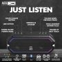 Altec Lansing - HydraBlast Wireless Portable Bluetooth Speaker, IP67 Waterproof for Parties, USB C Rechargeable Outdoor Speakers with Built in Phone Charger and LED Lights, 20 Hour Playtime - Image 3