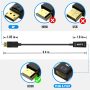 4K DisplayPort to HDMI Adapter Cable,Elecan 2K@60Hz 1080P Gold-Plated DP (Display Port) PC to HDMI Monitor Converter (Uni-Directional & Male to Female),Compatible for HP NVIDIA & More - Image 2