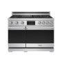 Thor Kitchen - 48 in. Wide 7 Burner 7.6 Cu Ft. Freestanding Double Oven Dual Fuel Gas Range - Stainless Steel - Image 1