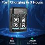 Rapthor 2800mAh Xbox One Rechargeable Battery Pack 2.4V Ni-MH Low Self Discharge for Xbox One/Xbox One S/Xbox One X/Xbox One Elite/Xbox Series S/X,Controller Batteries Pack with Charger - Image 6