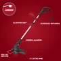 Hyper Tough 4.6-Amp 13in Electric String Trimmer HT21-401-002-04 [New] - Image 2