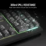 Corsair K55 CORE RGB Full Size USB Gaming Keyboard with Safety Leaflet, Black & Gray - Image 4