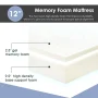 YRLLENSDAN 12 Inch Gel Memory Foam Mattress/Bed-in-a-Box/Bed Mattress/Medium Firm Mattress with Removable Protective Cover Home Furniture CertiPUR-US Certified/Pressure Relieving (King) - Image 5