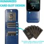 iPhone 13 Wallet Case with Credit Card Holder for Women Men PU Leather Wallet Case for iPhone 13 Case 6.1 inch (Blue) - Image 4