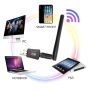 AC600 Mbps Dual Band 2.4/5Ghz Wireless Internet USB WiFi Network Antenna Adapter - Image 3