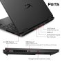 HyperX - HP OMEN 16" 165Hz 2K Gaming Laptop - Intel Core Ultra 7 356H (2026) - 16GB Memory - NVIDIA GeForce RTX 5060 - 512GB SSD - Shadow Black - Image 4