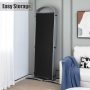 Black 6 Feet 6-Panel Freestanding Folding Privacy Screen Room Divider - Image 6