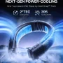 TORRAS - 2026 COOLiFY 2S Pro Instant Cooling and Heat Therapy Ultra-Light Personal Cooling Bladeless Portable Neck Fan - Black - Image 2