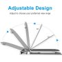 2PCS Adjustable Cell Phone Holder Stand Folding Foldable Thin Cradle Desk Mount - Image 6
