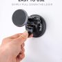 Hula+ Magnet Shower/Mirror Phone Holder/Mount/Stand. Reusable Non-Residue Mount for Bathroom/Kitchen/Shower. Compatible with All Phones, Great Gift for TikTok/YouTube/Make Up (Space Gray) - Image 4