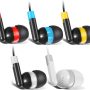 Keewonda Bulk Earbuds Headphones Wholesale Earphones 50 Pack Disposable Ear Buds Bulk Multi Colored Headphones for School Classroom Students - Image 2