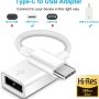 FLEAVER USB C to USB Adapter [2 Pack],Type-C OTG Cable Type C Male to USB A Female Adapter Compatible with Pro/Air 2019 2018 2017,S20 S20+ Ultra Note 10 S9 S8 (White) - Image 5
