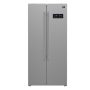 Forno Appliances - 33 in. Wide Salerno 15.6 Cu. Ft. Side-by-Side Refrigerator - Stainless Steel - Image 1