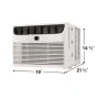 Frigidaire - 115V 10,000 BTU 450 Sq. Ft. Smart Window Air Conditioner with Remote - White - Image 2