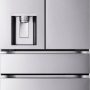 LG - 36-in Wide Standard-Depth MAX 28.6 Cu. Ft. French Door Smart Refrigerator with Mini Craft Ice and Full Convert Drawer - Stainless Steel - Image 1
