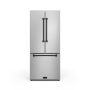 30 in. Wide Gordon Ramsay Series by Thor Kitchen 17.5 Cu. Ft. Counter Depth Refrigerator with Black Hardware - Stainless Steel - Image 1