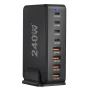240W Desktop GaN Charger 8-port USB Type C PD Charger Fast Charge 3.0 USB Type C Fast Charger Mobile USB Charger - Image 5