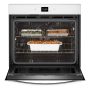 Whirlpool - 30" Smart Built-In Single Electric Wall Oven with Air Fry - White - Image 2