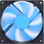 120mm Computer PC Cooling Fan 12V 3Pin 4Pin Blue Quiet CPU Case Fan 1200RPM for Mining Rig Frame and PC Case Cooler 3-Pack - Image 3