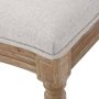 Phinnaeus Beige Fabric Upholstered Dining Chair (Set of 4) - Image 5