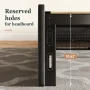 Amolife Base de Cama Tipo Plataforma Tapizada Tamaño Queen con 3 Cajones de Almacenamiento, Gris Oscuro - Image 4