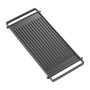 GE - Reversible Grill & Griddle for Gas Range - Black - Image 1