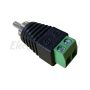Speaker Wire Cable to Audio Male RCA Connector Adapter Jack Plug Lot - Image 2