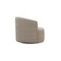 Mainstays Boucle Swivel Accent Chair, Taupe - Image 3