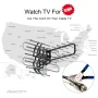 HDTV 1080P Amplified Antenna TV 36dB Rotor Remote 360° UHF/VHF/FM 150Miles - Image 6
