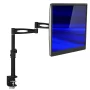Mount-It! Single Monitor Desk Mount Arm | Full Motion Monitor Mount | Fits 21-30 Inch Screens - Image 3