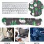 Keyboard Wrist Rest Pad and Mouse Pads with Wrist Rest Support Memory Foam Ergonomic Mouse Pad Set Easy Typing for Home & Office Computers,Laptop,Gaming-Plant Cactus - Image 6