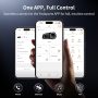 Fodsports FX7 10-Rider Mesh Motorcycle Bluetooth Intercom Headset | Dual Chips BT5.4 Helmet Communication System, Smart APP, Music Share, Audio Multitasking, FM, EQ Music Modes, 2 Pack - Image 4
