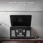 Victrola 8-in-1 Navigator Bluetooth Record Player & Multimedia Center, Built-in Stereo Speakers - Turntable, Wireless Music Streaming - Image 4
