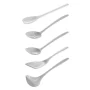 Melamine White Utensils and Crock (Set of 6) - Red - Image 2