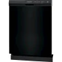 Frigidaire - 24" Front Control Built-In Dishwasher with 3-Cycles, 60 dBA - Black - Image 3