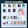 38W USB C Car Charger Adapter, 20W Fast USB-C & 18W Rapid QC3.0 Ports, 12V Cigarette Lighter Adapter for iPhone 17/16 /15, Samsung S26, Google Pixel, Android Phones Auto Accessories for Women- Pink - Image 2