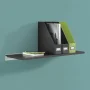 RAIL 0.75 in. Silver Shelf Bracket - Image 4