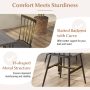 5-Piece Dining Table Set for 4 with 360° Swivel Feet for Small Place - Image 6