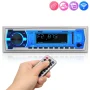 PYLE PLMRB29W - Marine Bluetooth Stereo Radio - 12v Single DIN Style Boat In dash Radio Receiver System with Built-in Mic, Digital LCD, RCA, MP3, USB, SD, AM FM Radio - Remote Control -(White) - Image 1