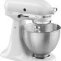 KitchenAid - Classic Series 4.5 Quart Tilt-Head Stand Mixer - K45SSWH - White - Image 3