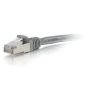 C2G 00783 Cat6 Cable - Snagless Shielded Ethernet Network Patch Cable, Gray (10 Feet, 3.04 Meters) - Image 2