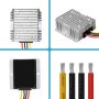DC TO DC Converter 12V/24V to 5V Step Down Reducer 20A 20amp Car Truck Golf Cart - Image 4