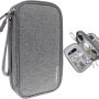 Small Travel Electronic Organizer, Bevegekos Universal Carrying Pouch Bag for Tech Electronics & Accessories (Small, Dark Grey) - Image 5