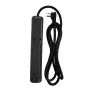 8 ft. 6-Outlet Surge Protector with 45 Degree Flat Angle Plug, Black - Image 3