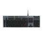Logitech - G915 X Full-size Corded Mechanical GL Red Linear Switch Gaming Keyboard for PC/Mac with RGB Backlighting - Black - Image 2