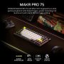 CORSAIR - MAKR PRO 75 Hall Effect DIY keyboard - full aluminum build, gasket mounting, and 8kHz polling - Black - Image 2